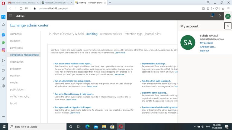 Dynamics 365 admin panel- auditing ,access reports, groups etc